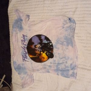 PRINCE Purple Rain Cotton Soft Large Women's tee